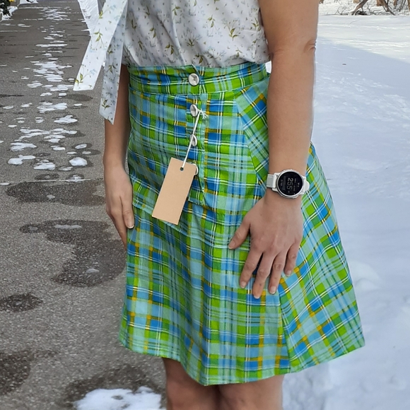Flaearle Dresses & Skirts - Plaid Skirt